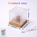 Crystal wave lamp size
