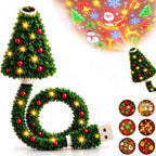 Christmas tree projector with garland neck and USB plug