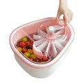Pink fruit washer