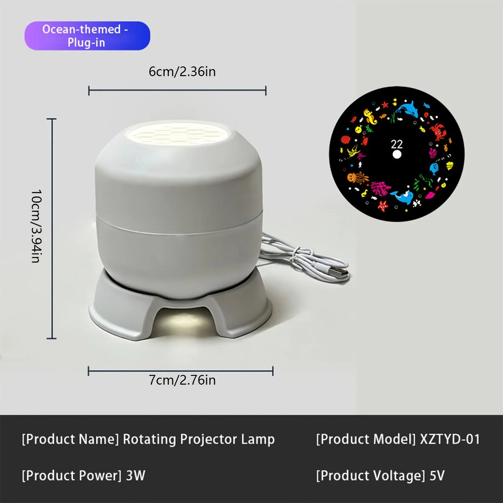 Ocean projector size