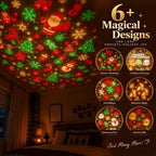 Six holiday projection designs