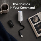Moon projector next to car keys