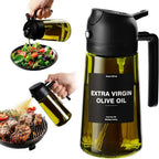 2-in-1 glass oil sprayer, black