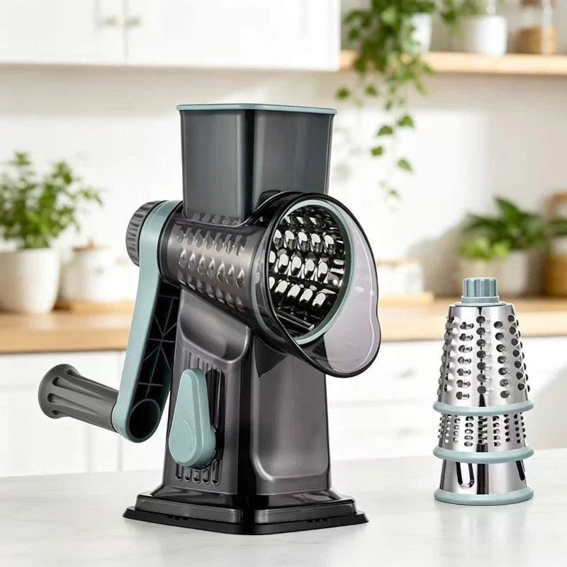 Rotary grater on the kitchen counter