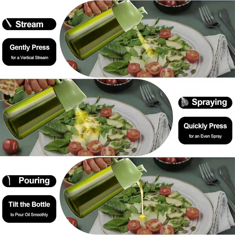 Stream, spray and pour modes