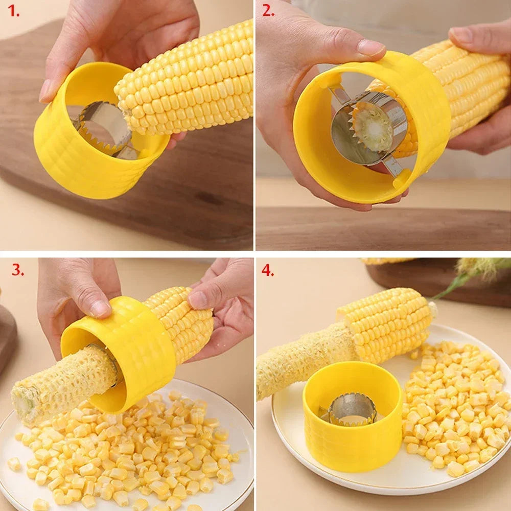 How to use the corn stripper in 4 steps