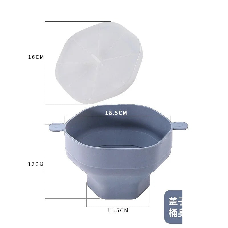 Gray popcorn bowl