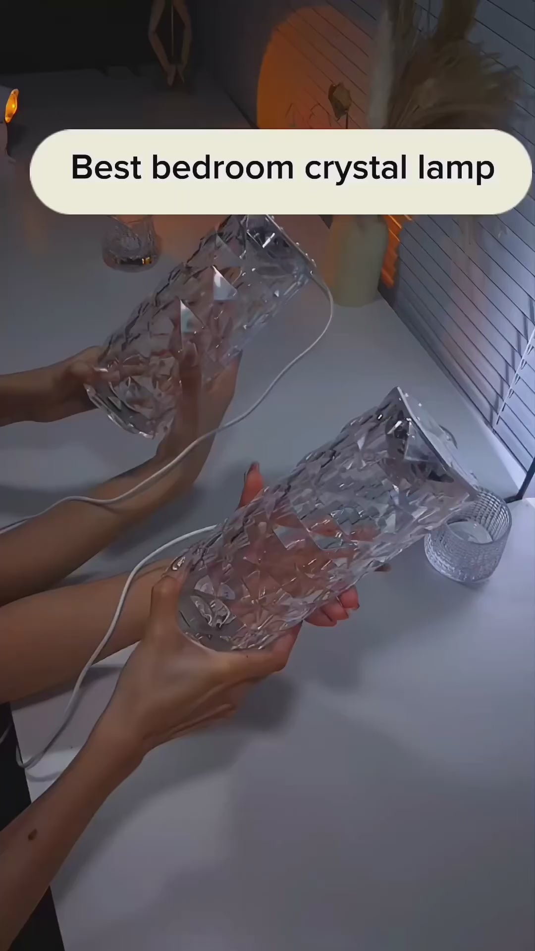 rose-crystal-lamp demo