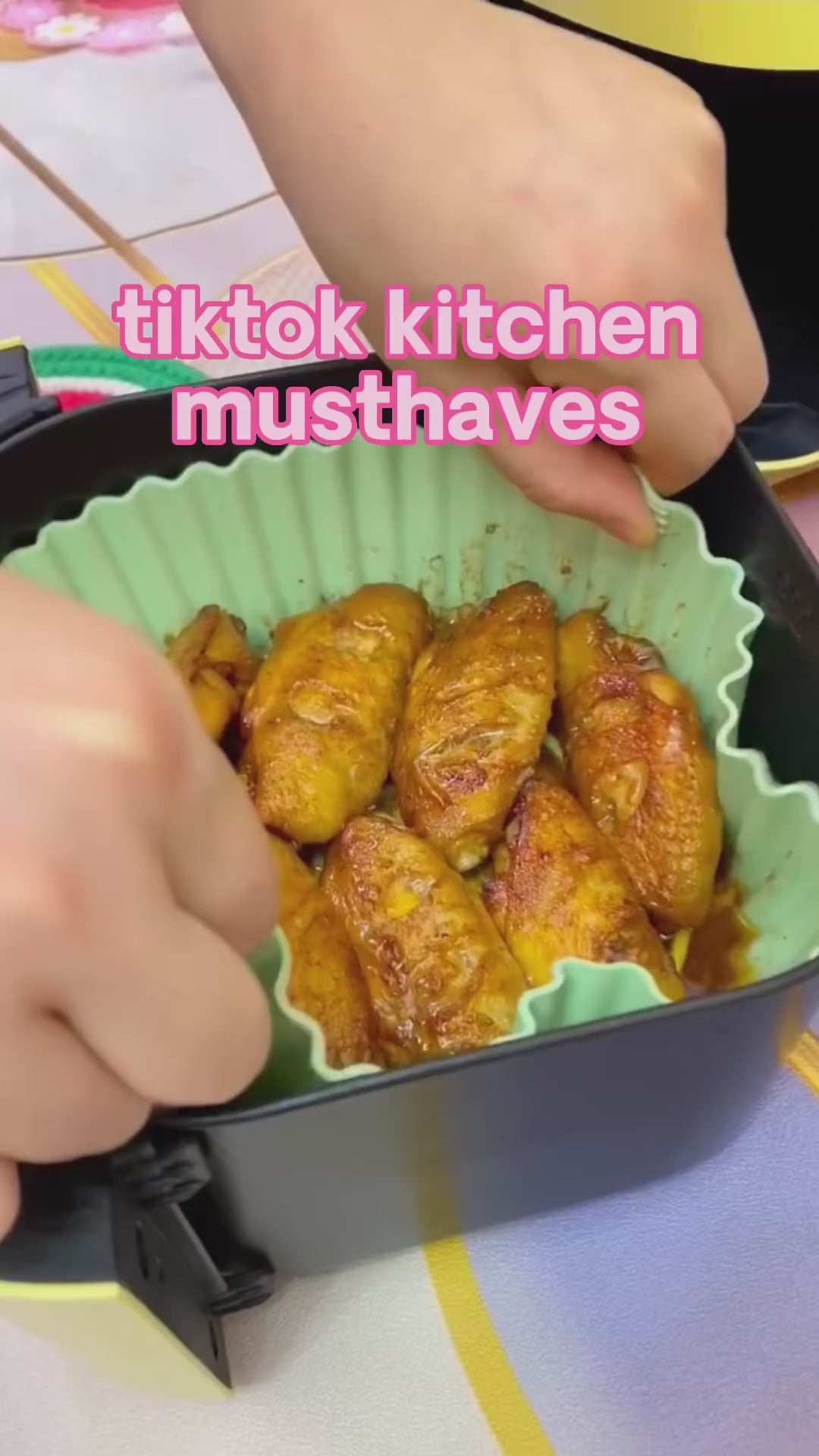 silicone-air-fryer-liner demo