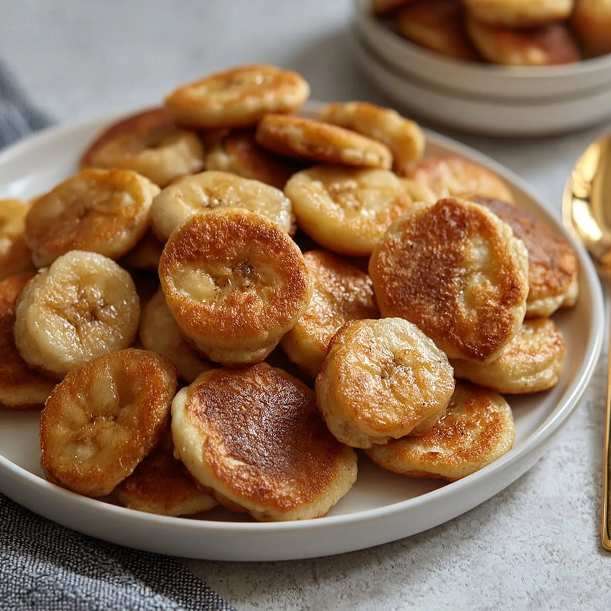 Mini Banana Pancake Bites