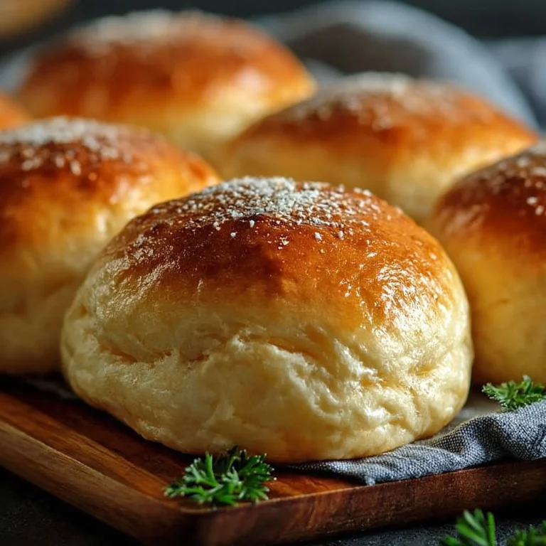 Delicious quick cottage cheese buns on a plate