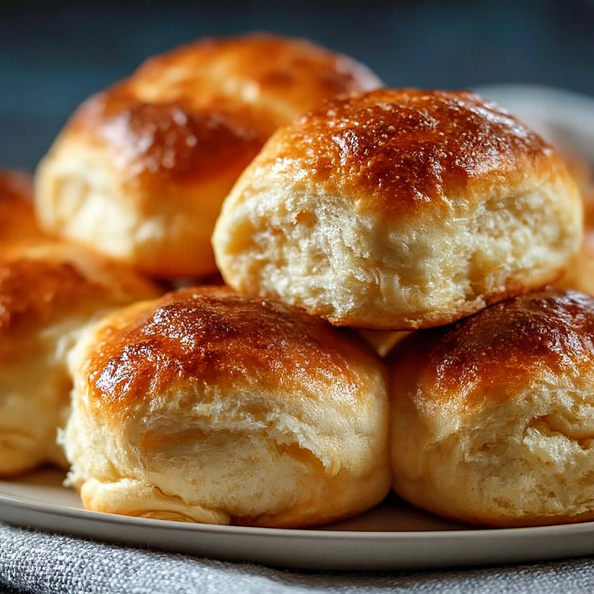 Quick Cottage Cheese Buns