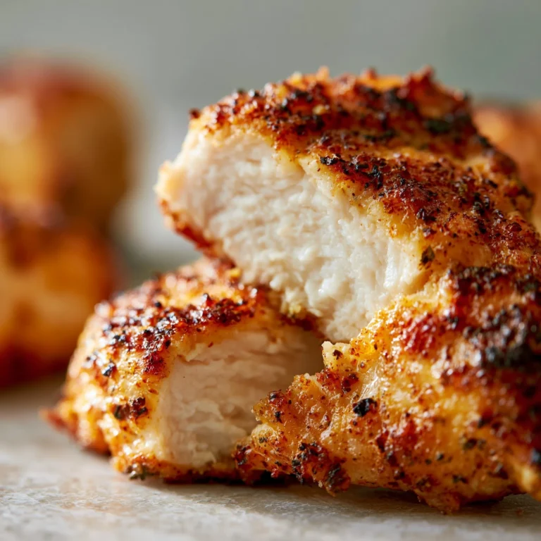Delicious air fryer chicken cooked in 15 minutes for a quick meal