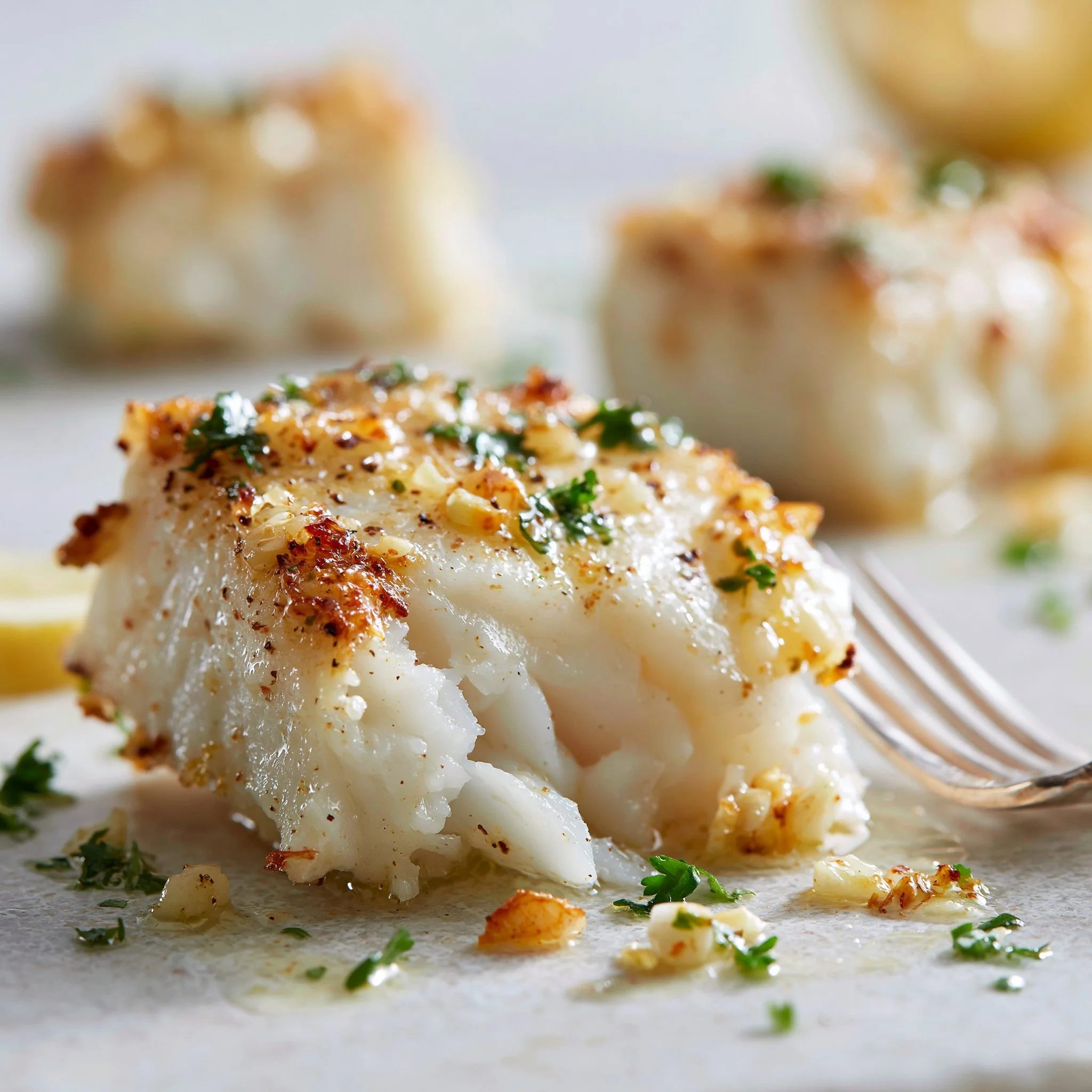 15-Minute Air Fryer Quick Garlic Butter Baked Cod Fillets
