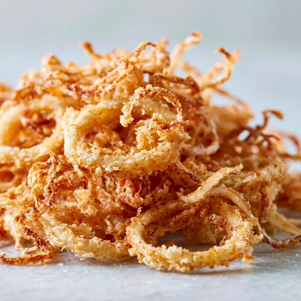 Air fryer crispy onions recipe for a crunchy topping