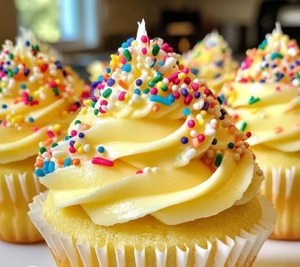 Banana Milkshake Cupcakes