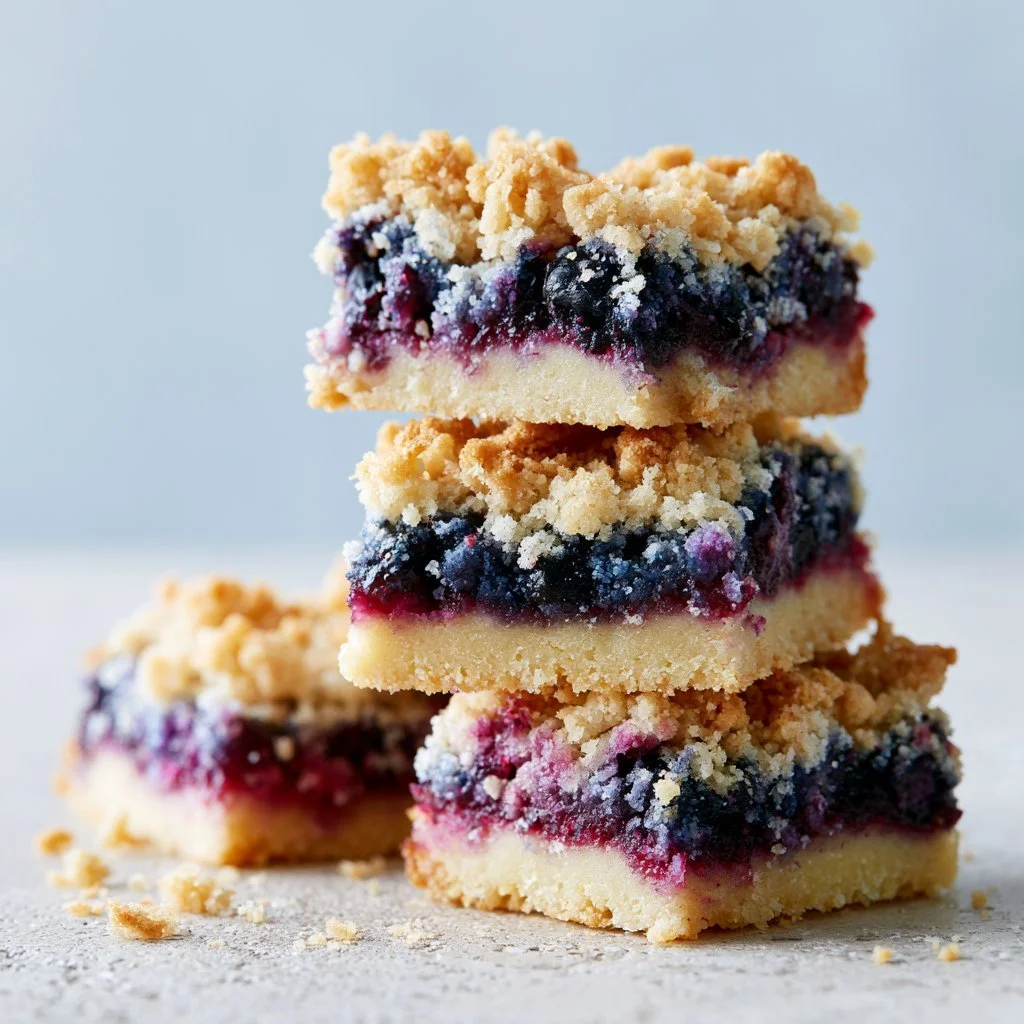 Blueberry Crumble Bars