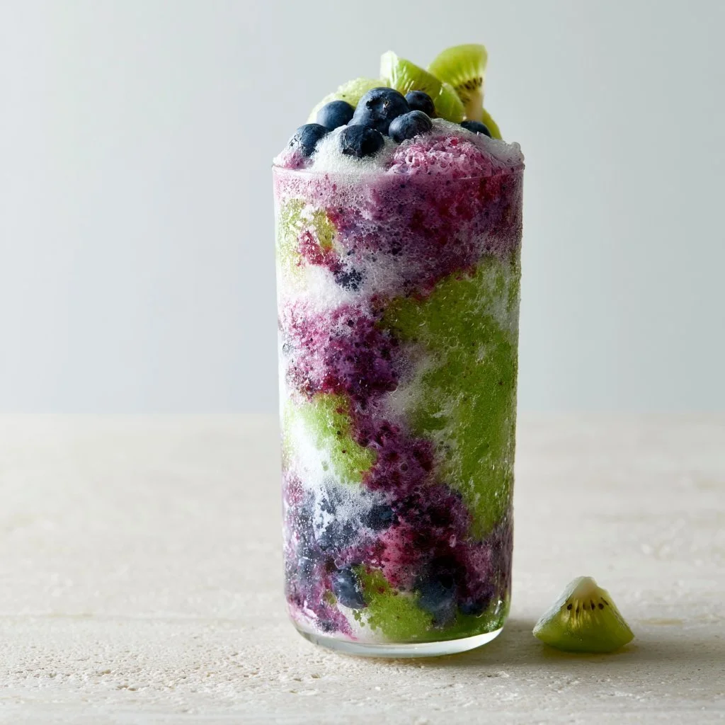 Blueberry Kiwi Shock Frappuccino