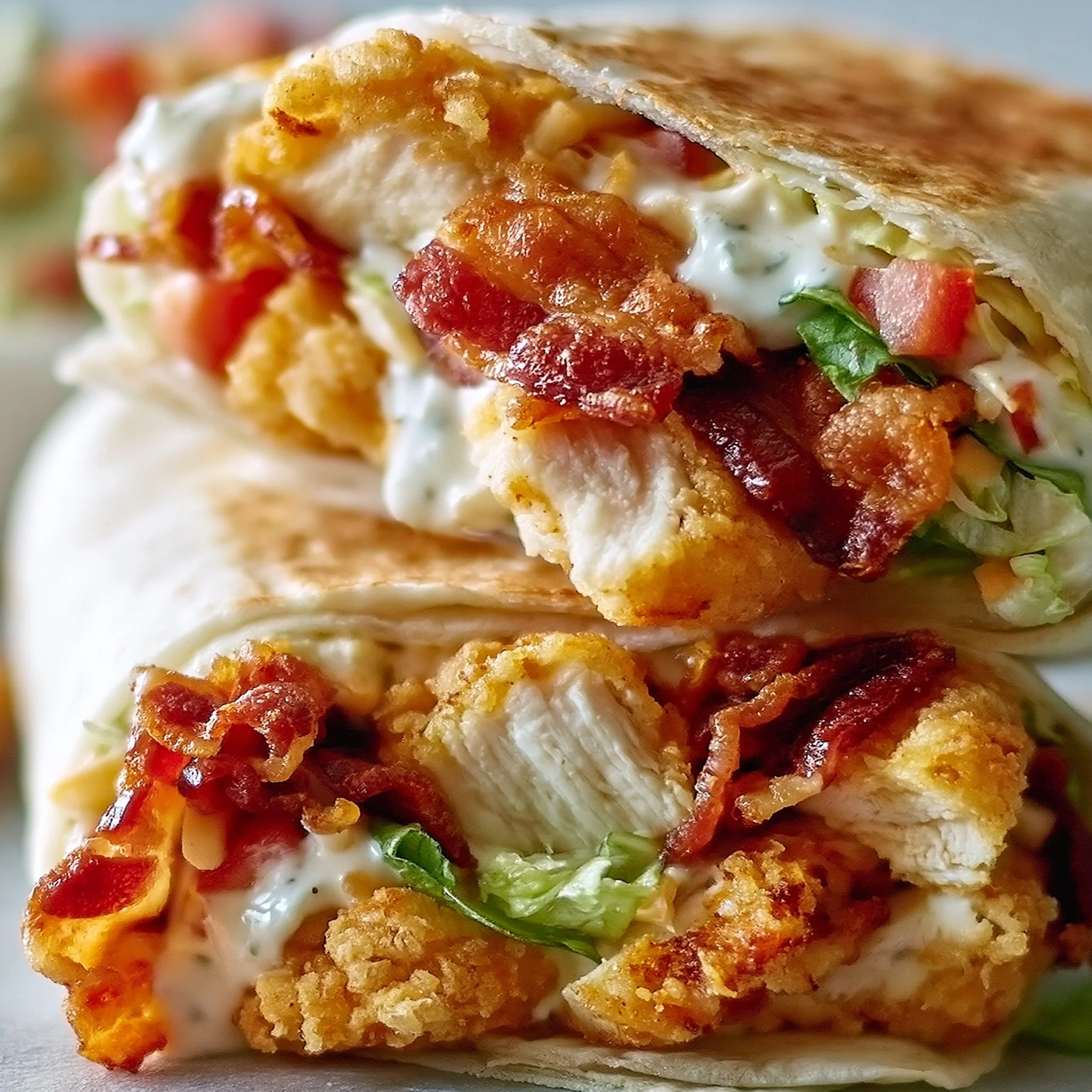 Chicken Avocado Ranch Burritos