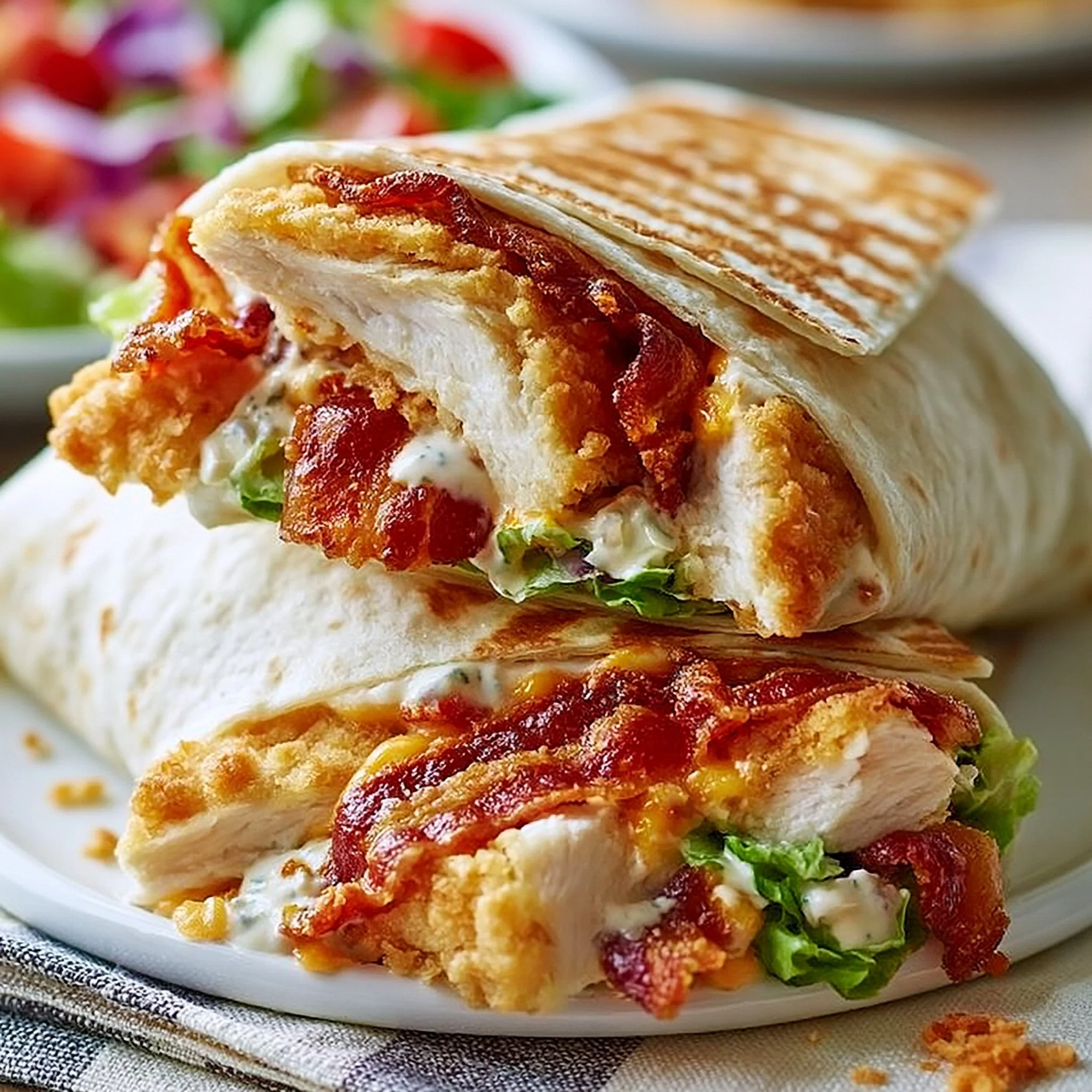 Chicken Avocado Ranch Burritos