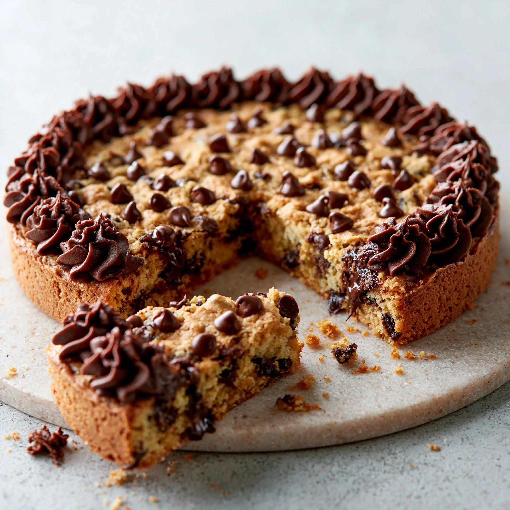 Chocolate Chip Cookie Cake