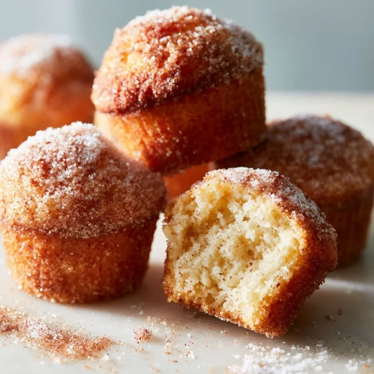 Delicious homemade Cinnamon Sugar Muffins dusted with sweet cinnamon sugar