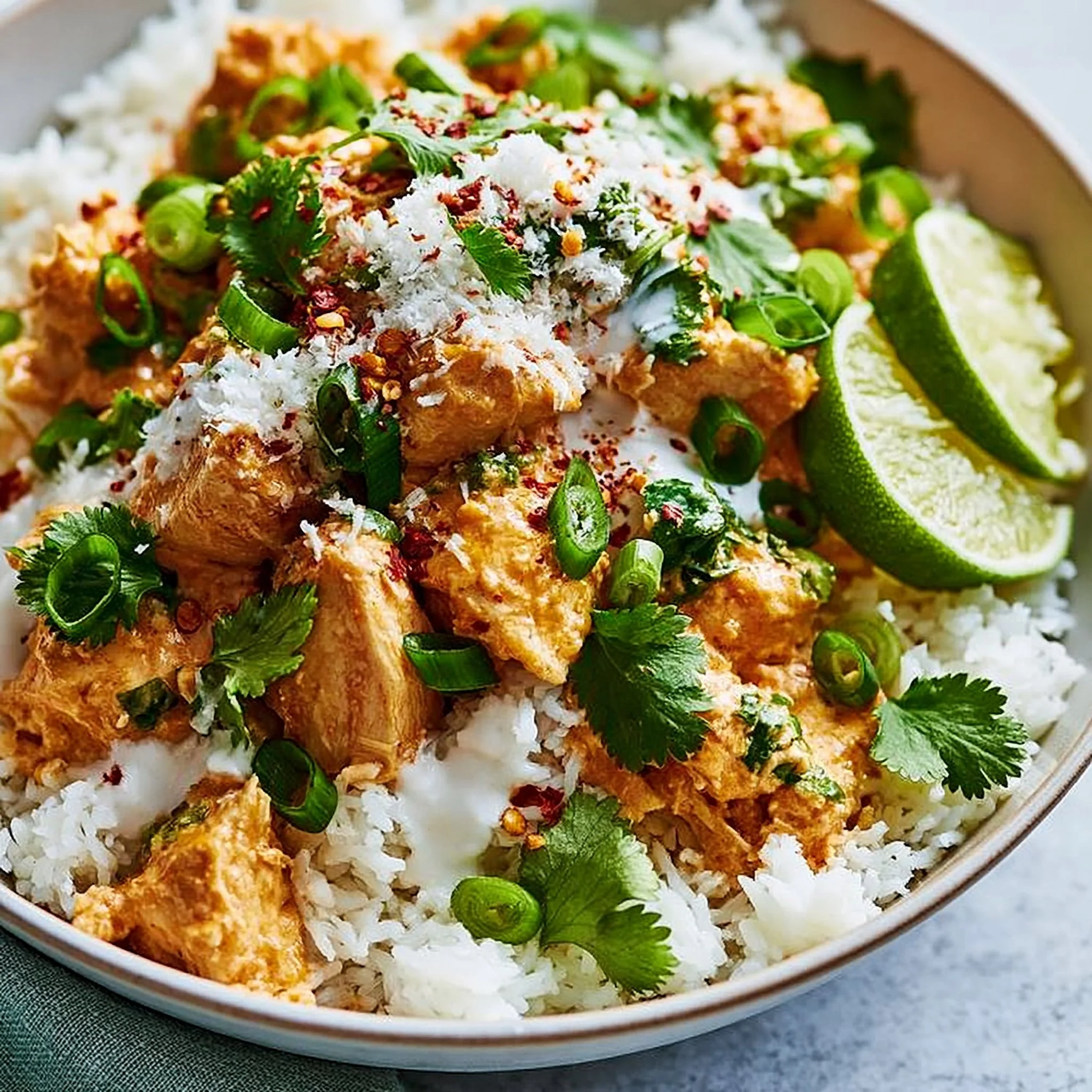 Coconut Chicken Rice Bowl