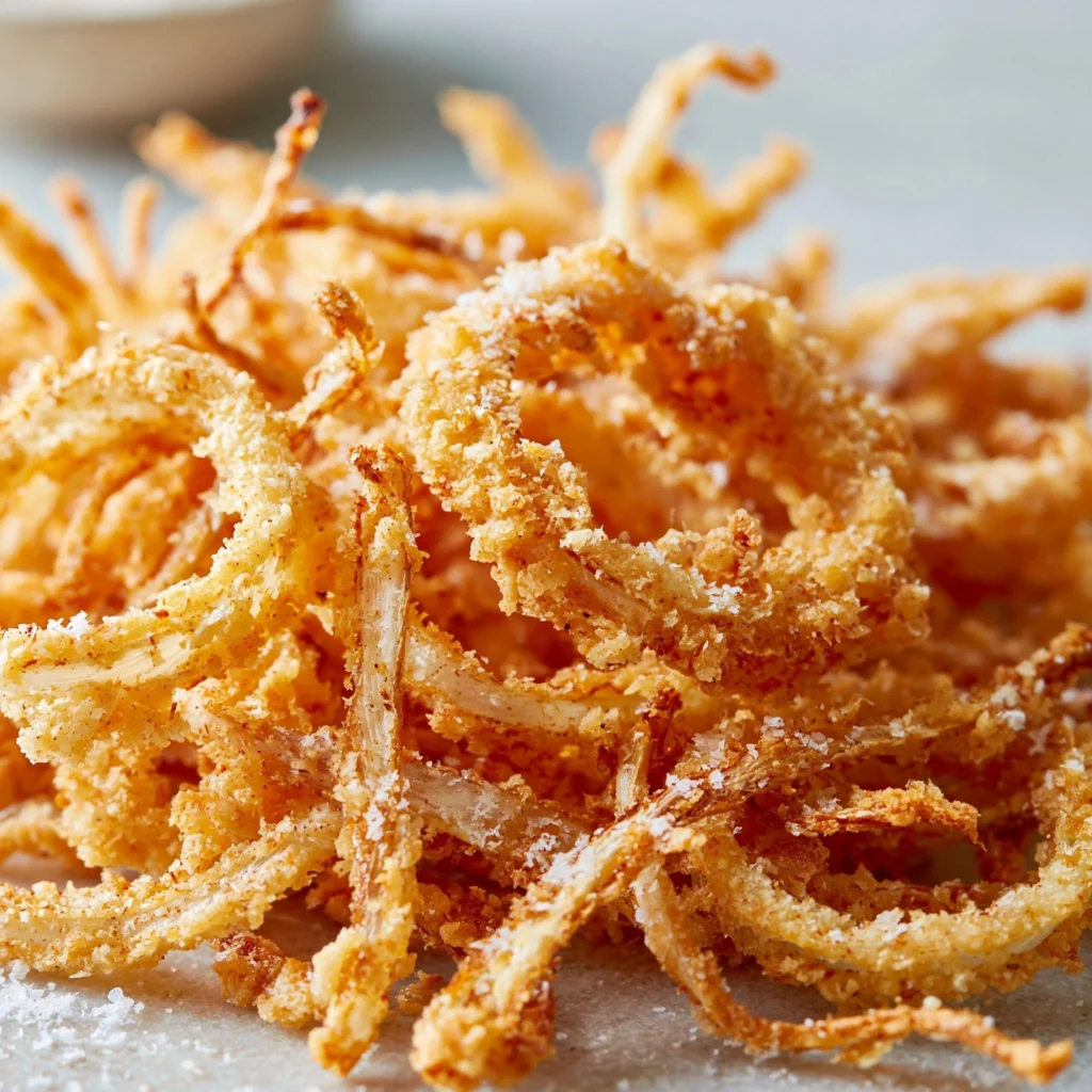 Crispy air fryer onions for a tasty meal topping
