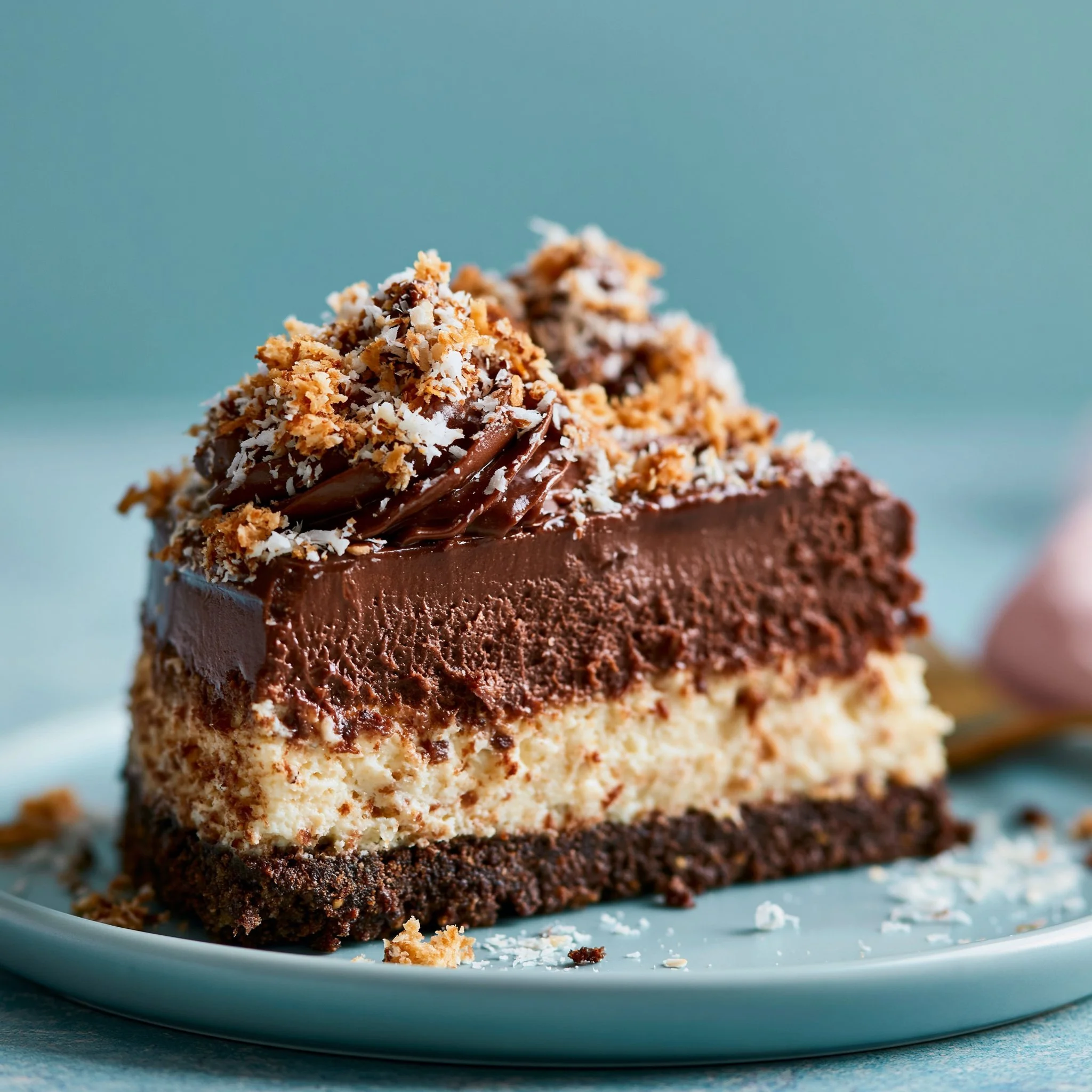 German Chocolate Cheesecake