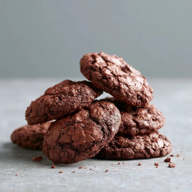 Gluten-free chocolate cake mix cookies on a plate with chocolate chips.