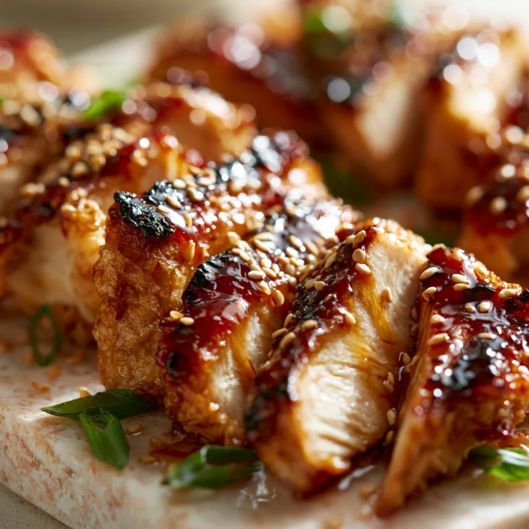 Healthy teriyaki chicken served on a plate with vegetables