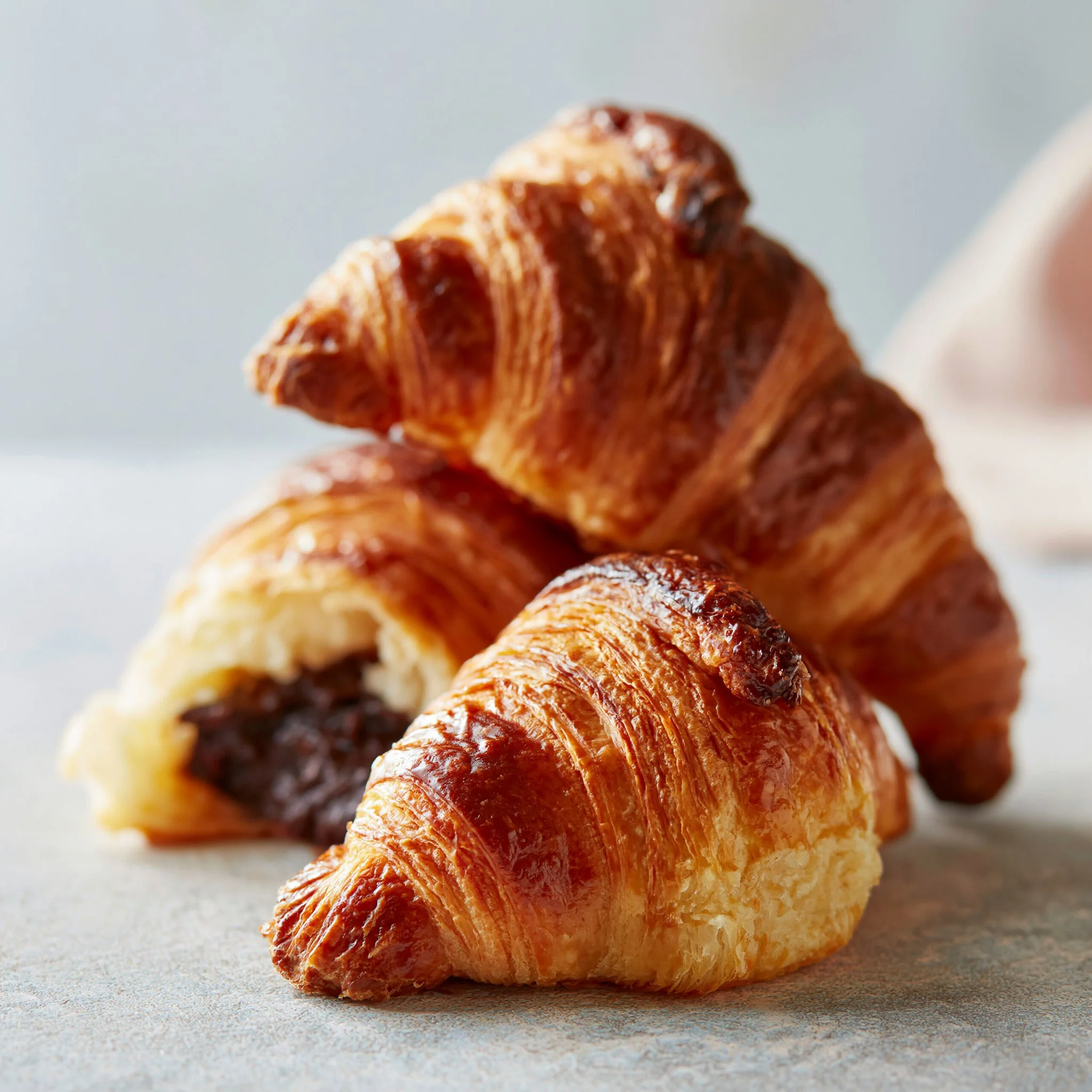Homemade Chocolate Croissants