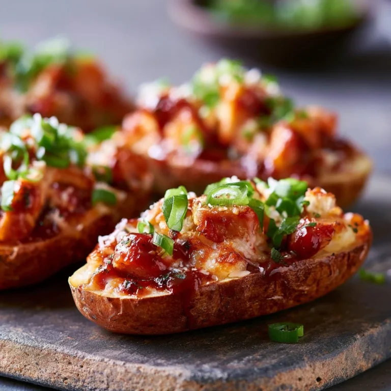 Honey BBQ Chicken Potatoes dish with a savory glaze