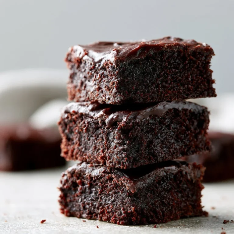 Deliciously baked lunch lady brownies with a fudgy texture and rich chocolate flavor