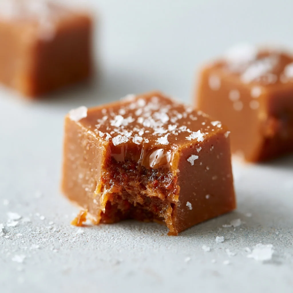 Four-ingredient date caramels drizzled with chocolate on a white plate.