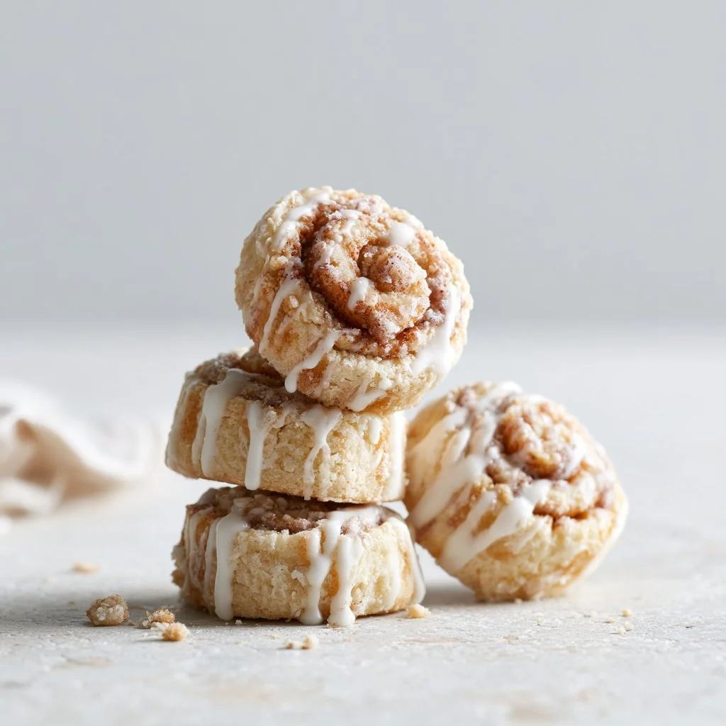 No-Bake Cinnamon Roll Cookies