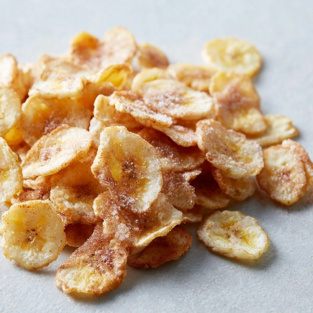 Quick & Easy Cinnamon-Sugar Air Fryer Banana Chips