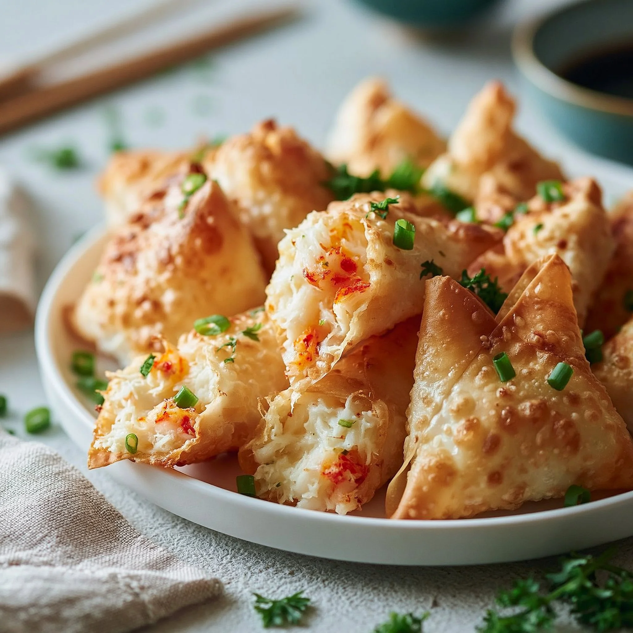 Rice Paper Crab Rangoons